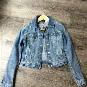 H & M Denim Cropped Jacket